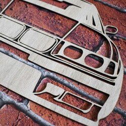 Fa falikép - BMW E36 | Sonoma Tölgy