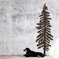 Large Tree on the Wall - Spruce | Wenge