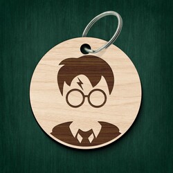 Wooden Keychain - Harry Potter