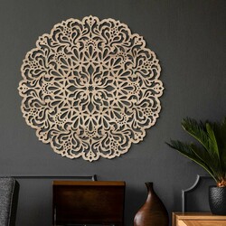 Wooden Mandala Wall Art - Passion | Oak Sonoma