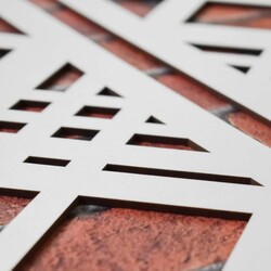 Több részes absztrakt falikép - Space | Fehér