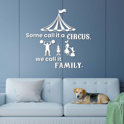 Wooden Quote on the Wall - Family Circus | White