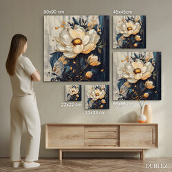 Wooden Wall Art - Painted Flower