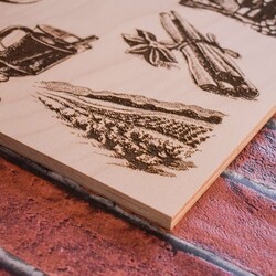 Wooden Wall Art - Mulled Wine | Beech plywood