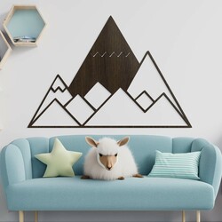 Wall Art - Geometric Mountains | Wenge