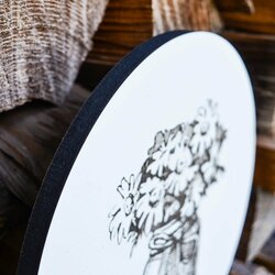 Wooden Picture for the Kitchen - Flowers