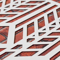 Több részes absztrakt falikép - Space | Fehér