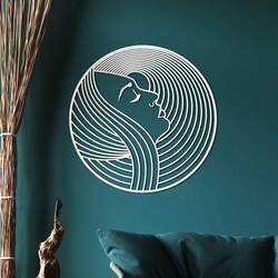 Exclusive Wooden Wall Art - Vydia | White