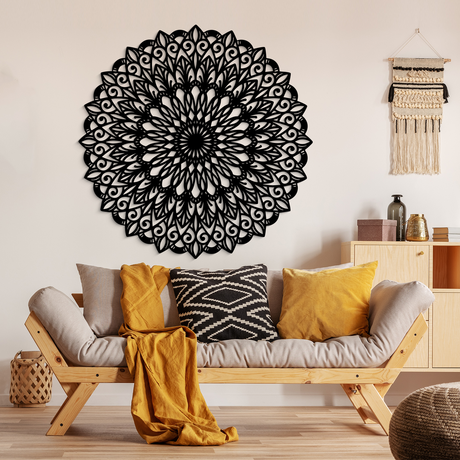 Dizajnová mandala na stenu - Nemesis