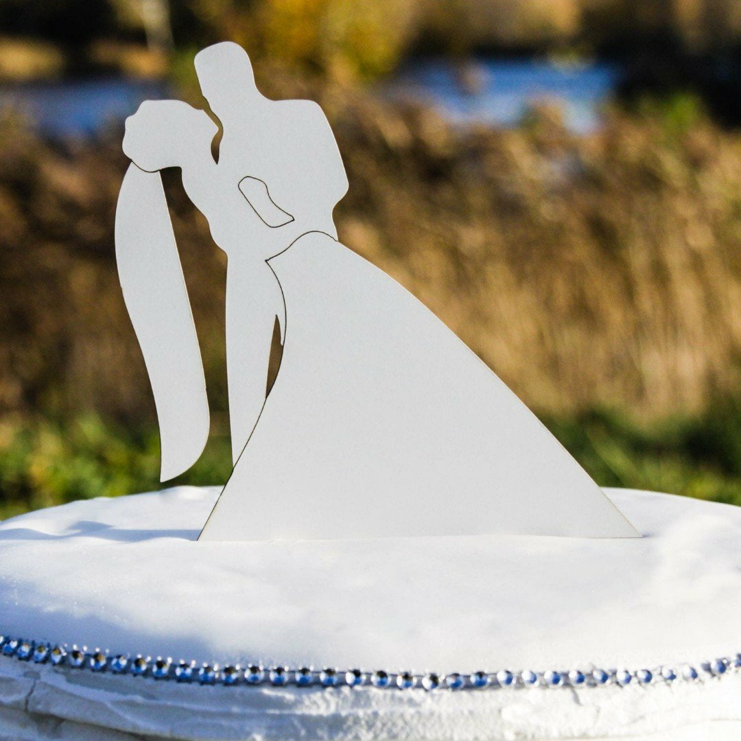 Drevené postavičky na svadobnú tortu - Mladomanželia 4 | DUBLEZ