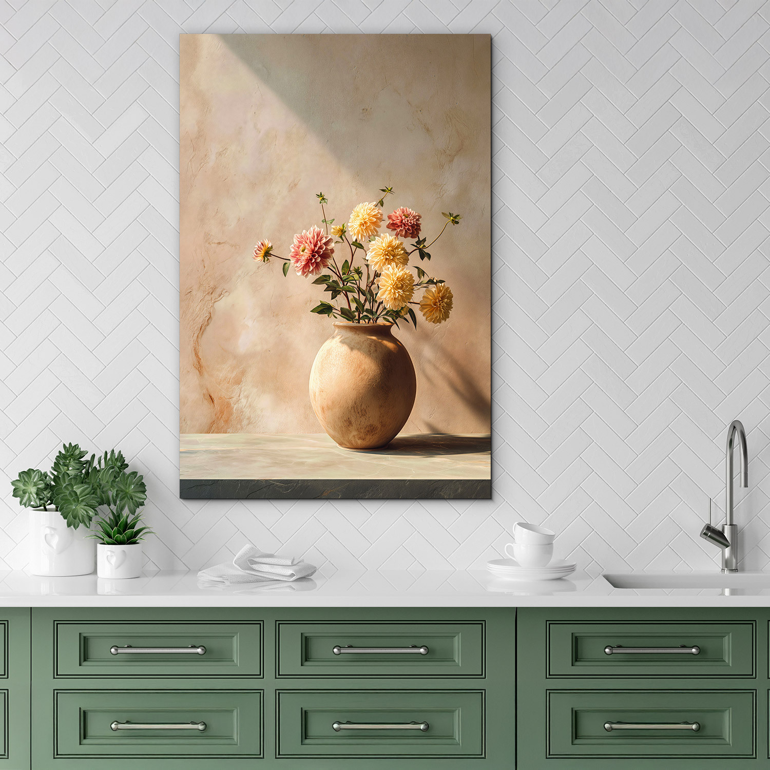 Tablou pe perete - Flori în vază