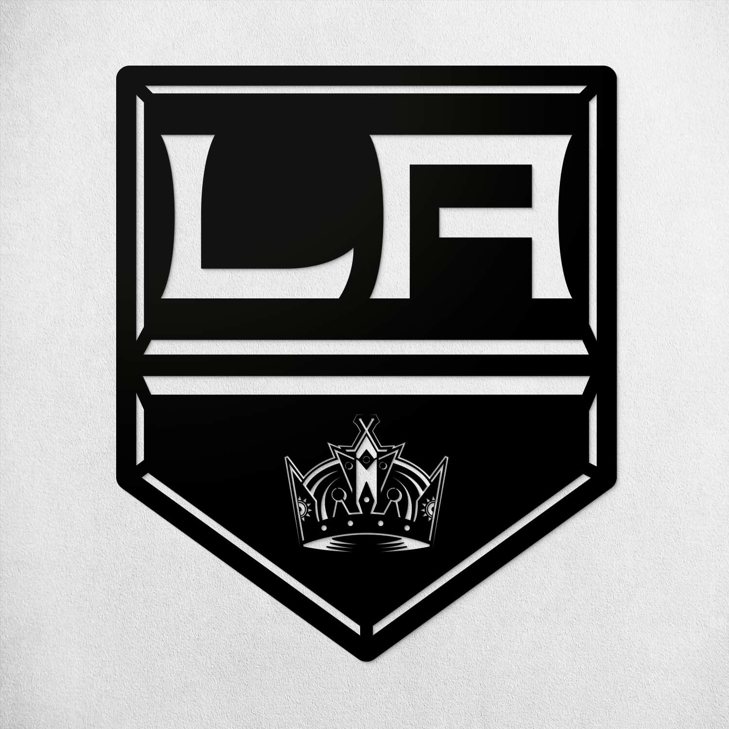 Hokejový obraz NHL - Los Angeles Kings, Čierna
