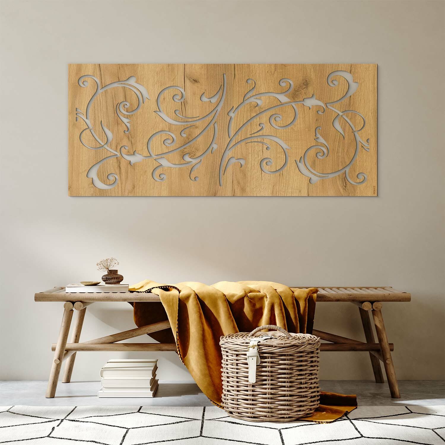 Dekoračný panel z dreva - Celesta, Dub zlatý