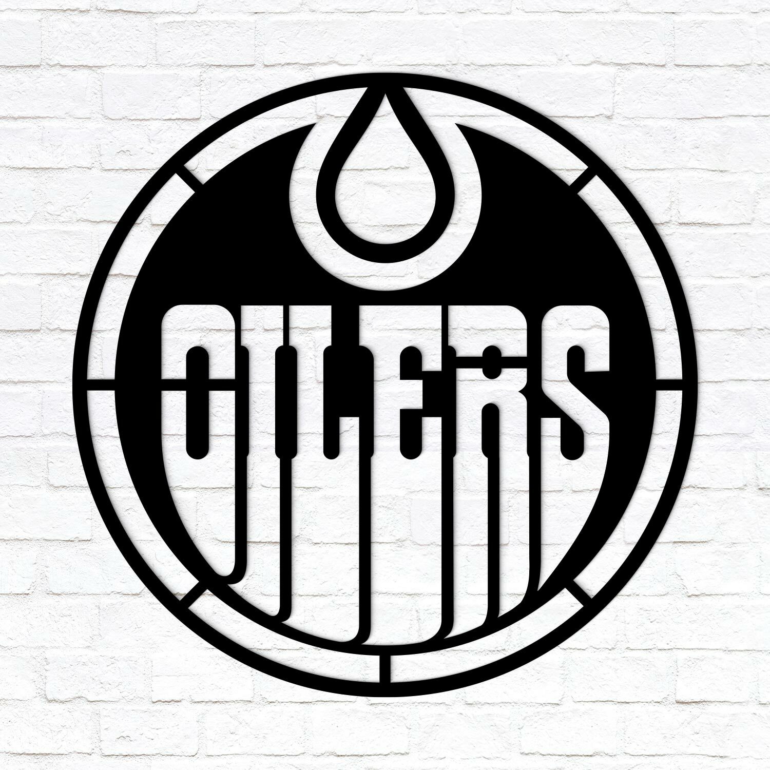 Edmonton Oilers - Logo na stenu