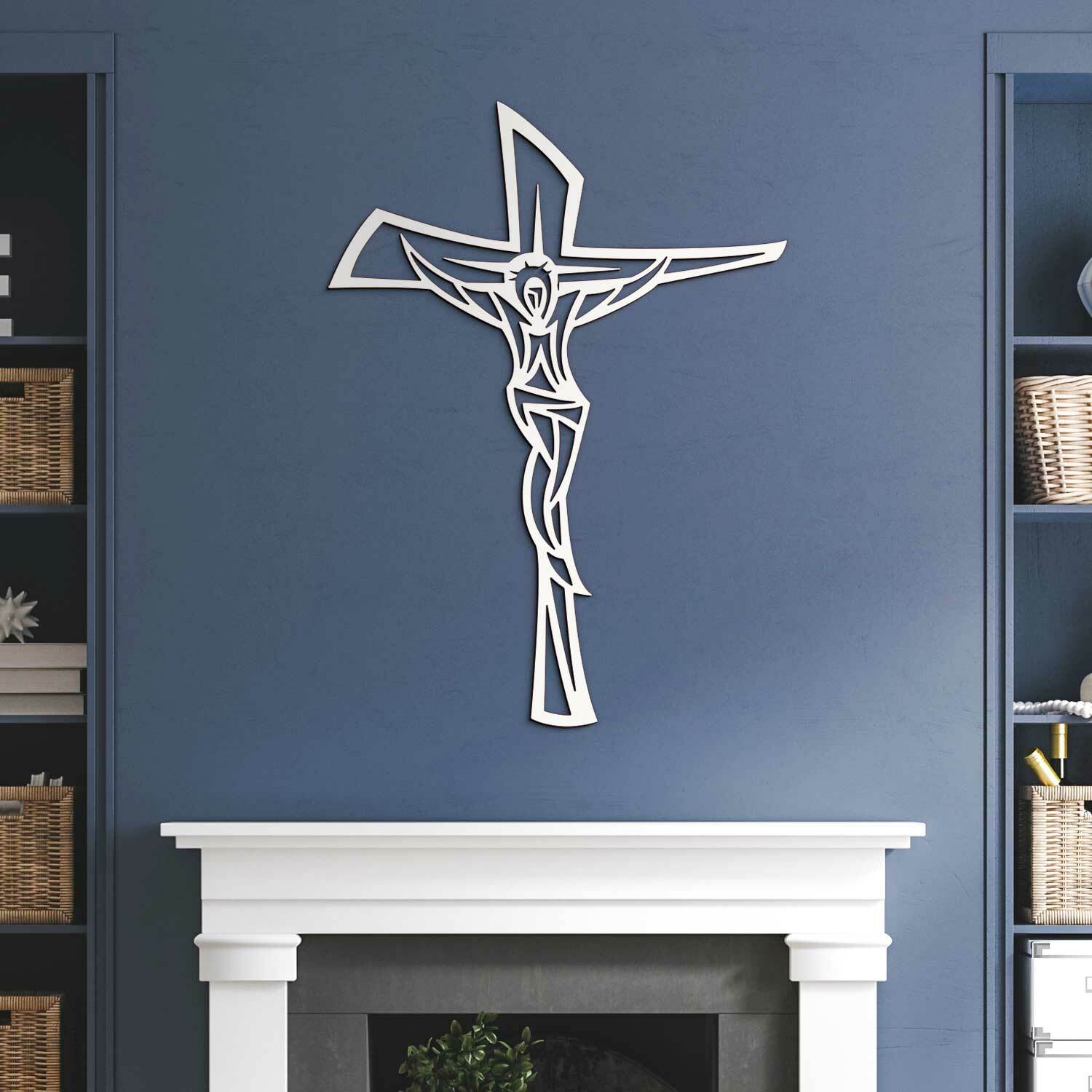Moderný kríž na stenu