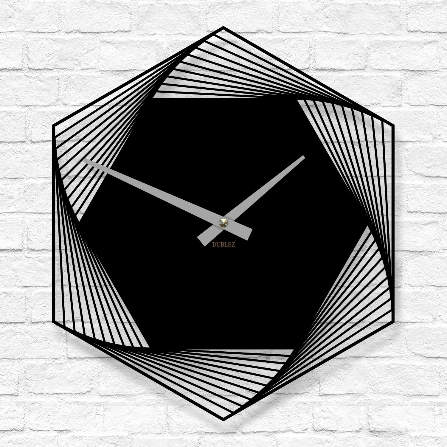 Moderní hodiny na zeď - Elegance
