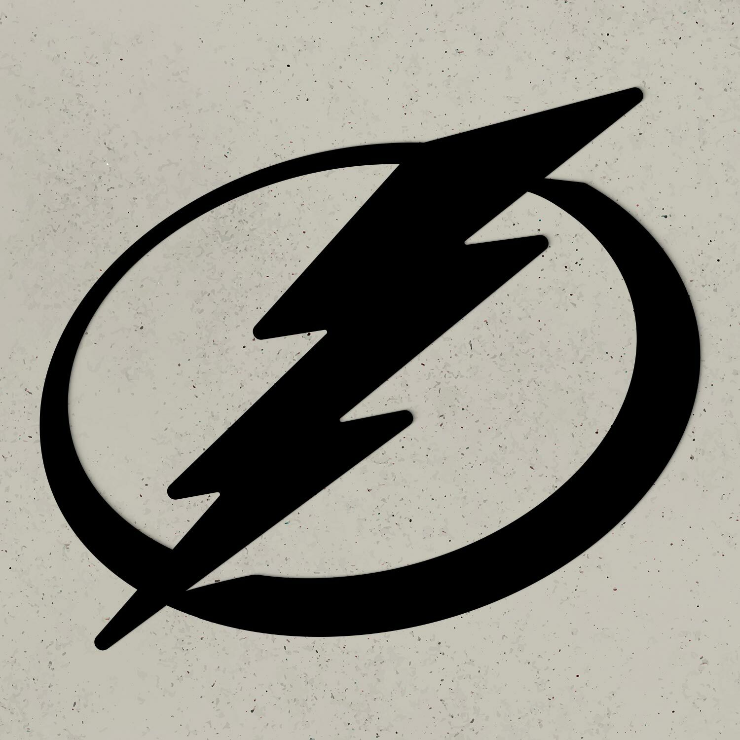 Hokejové logo na stenu - Tampa Bay Lightning