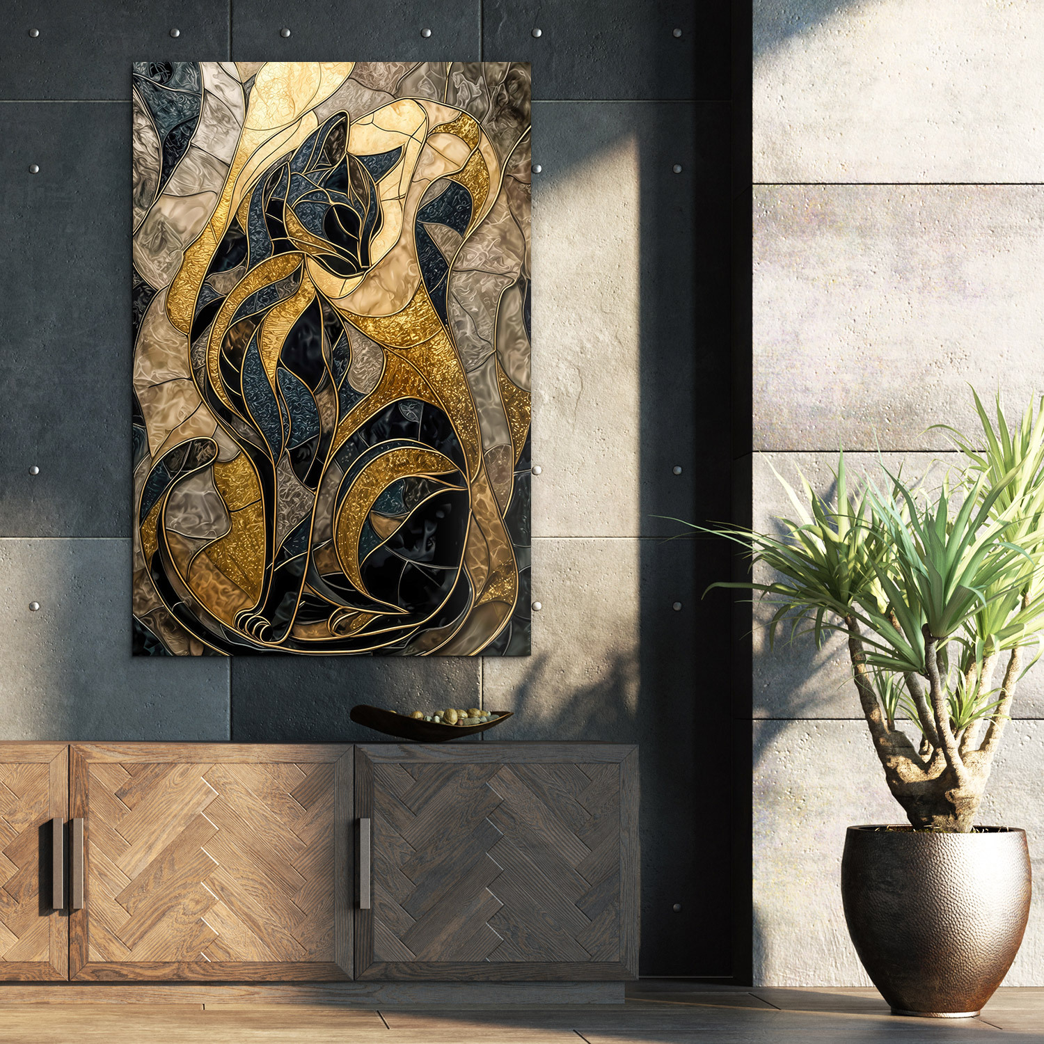 Dizajnový obraz - Zlatá šelma