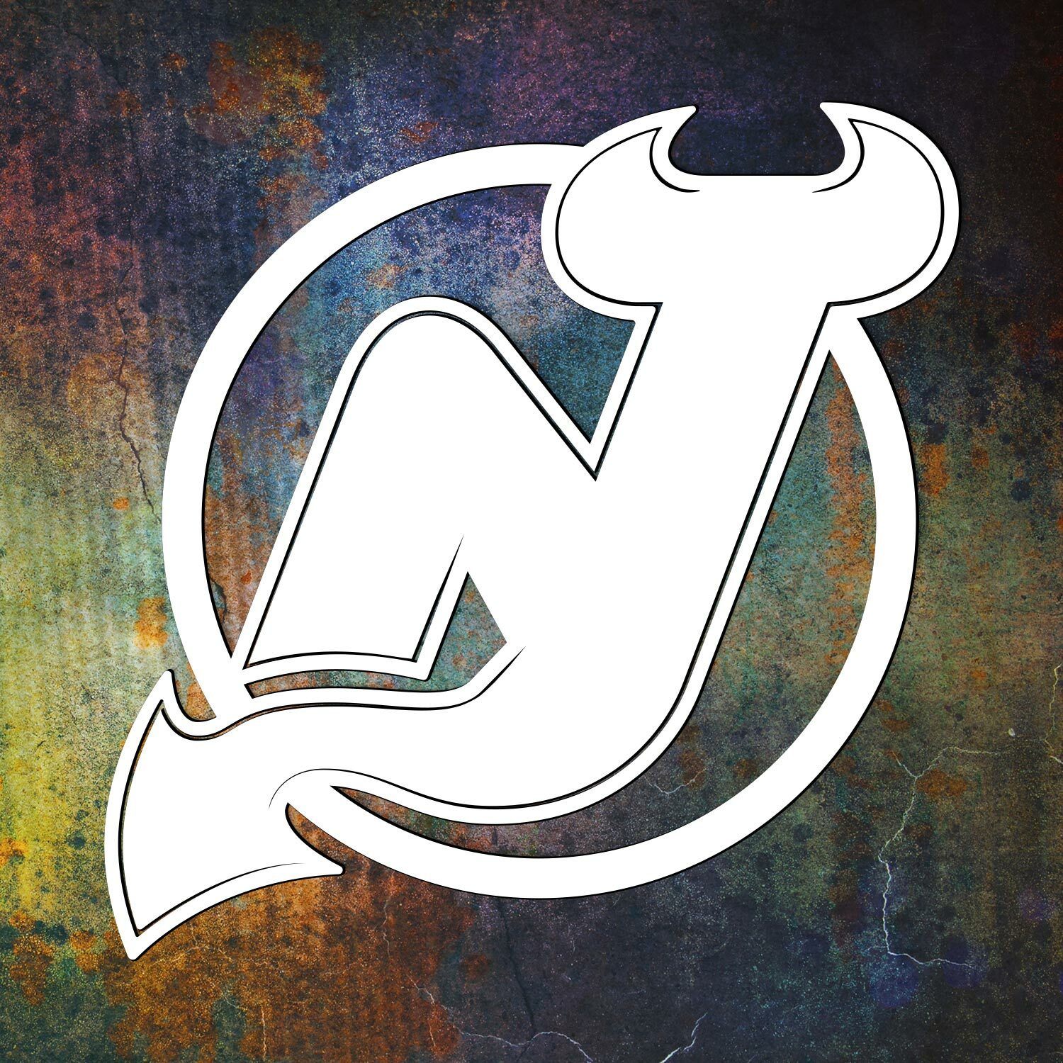 New Jersey Devils - 3D Logo na stenu