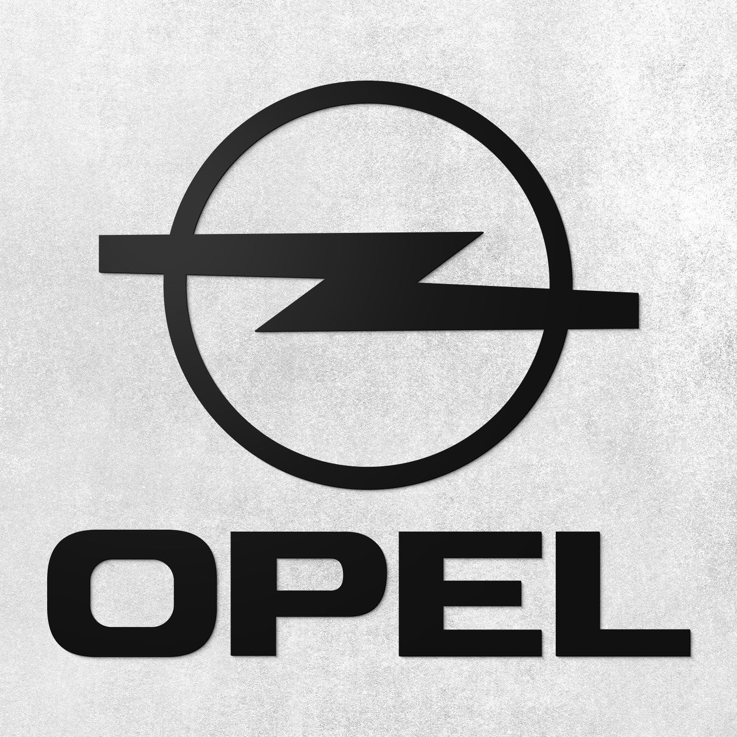 Značka auta na stenu - Opel