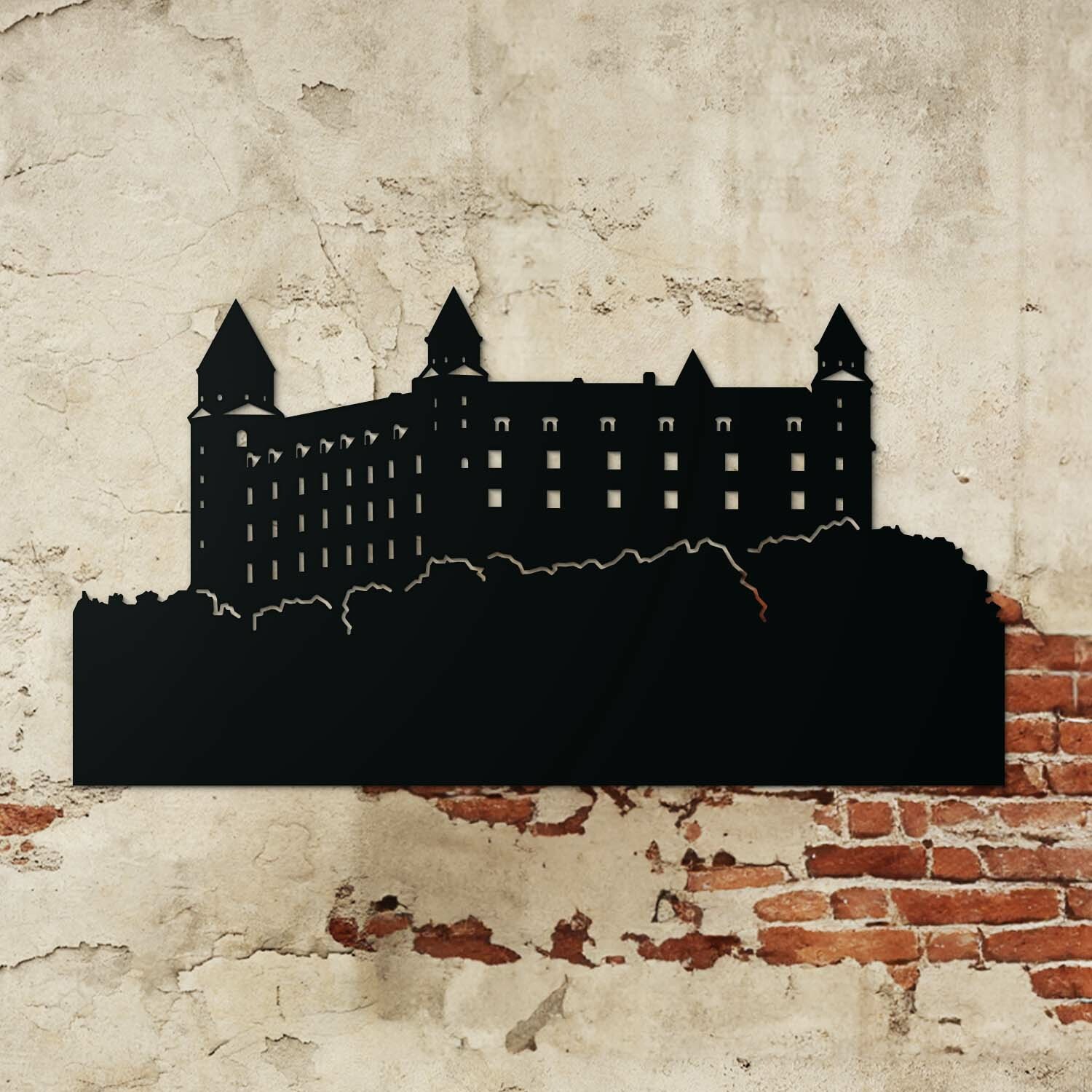 Nástenný obraz - Bratislavský hrad, Čierna