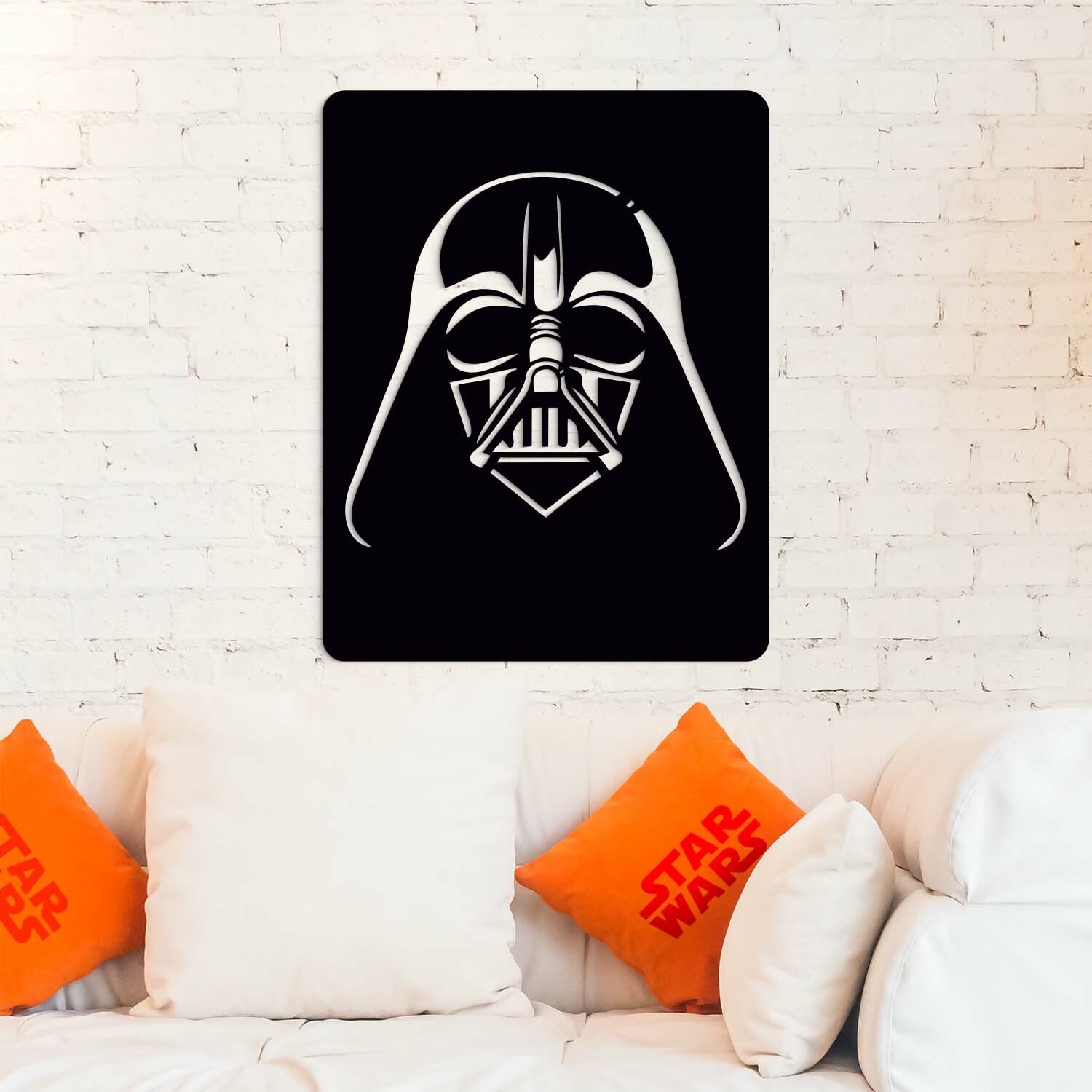 Drevený obraz Star Wars - Darth Vader 