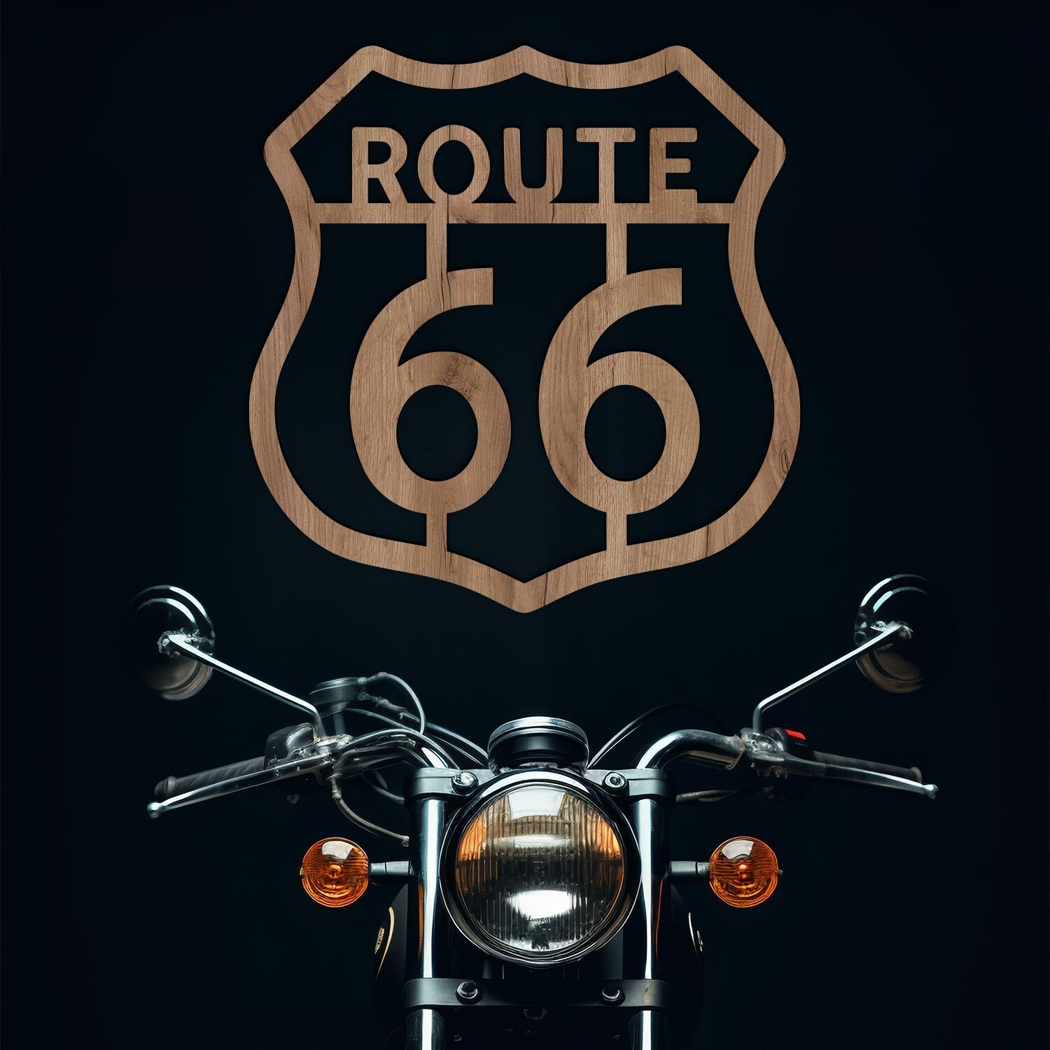 Retro obraz na zeď - Route 66