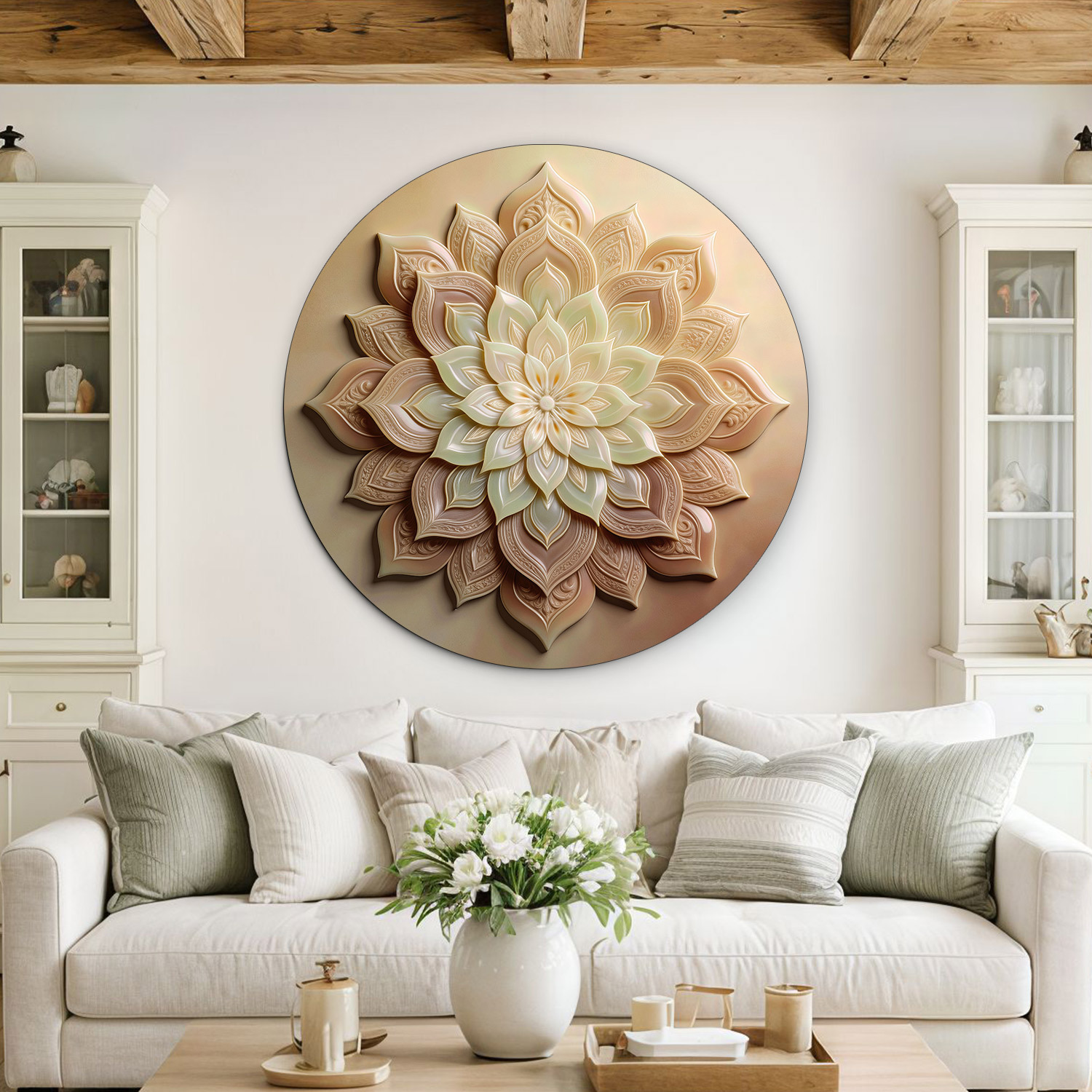 Mandala decorativă pe perete - Reînnoire