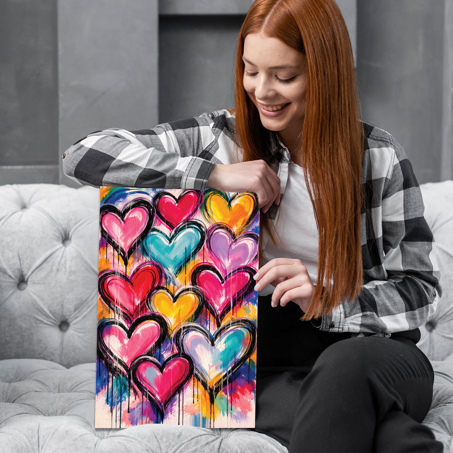 Street art obraz - Rytmus lásky