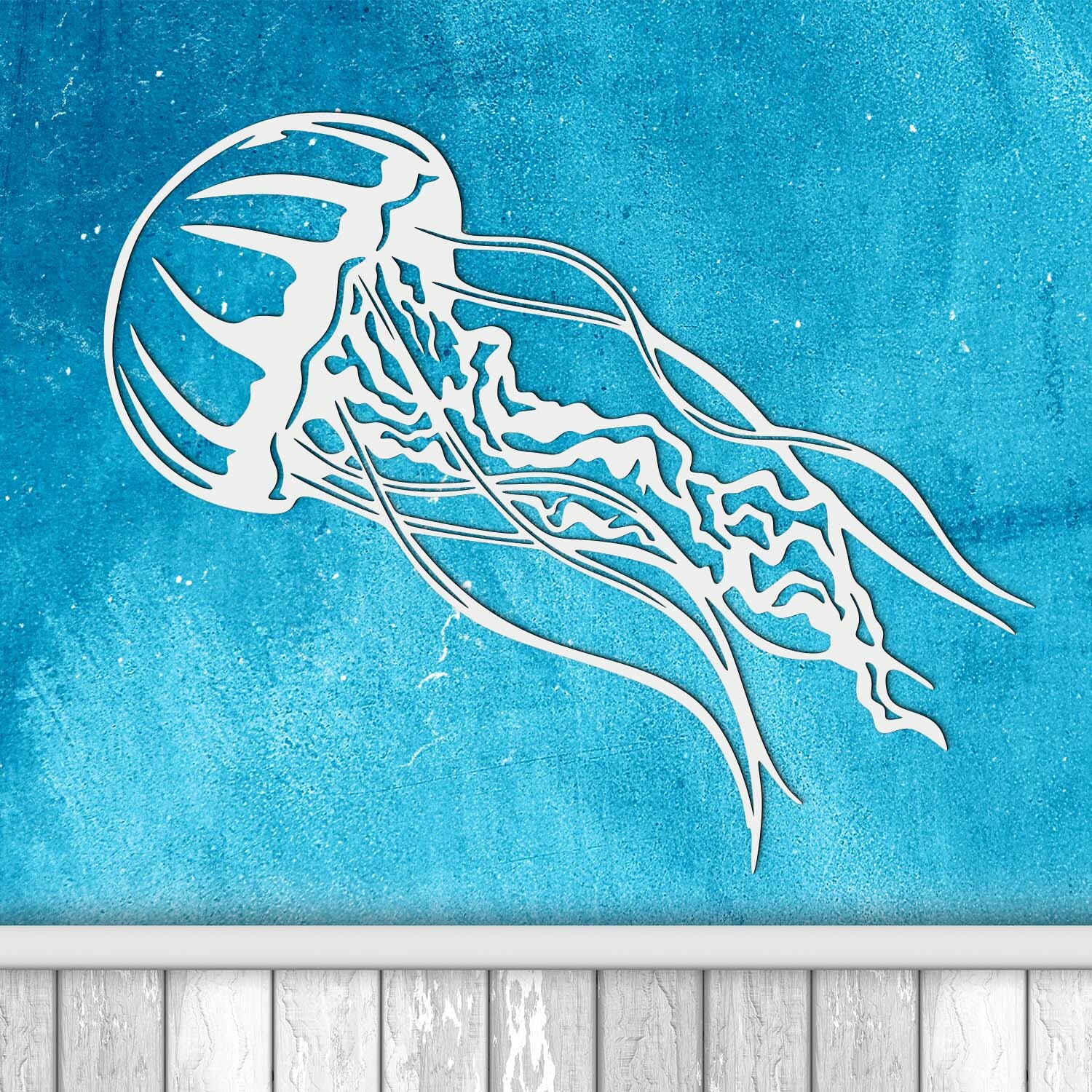 Moderný obraz na stenu - Medúza, Biela
