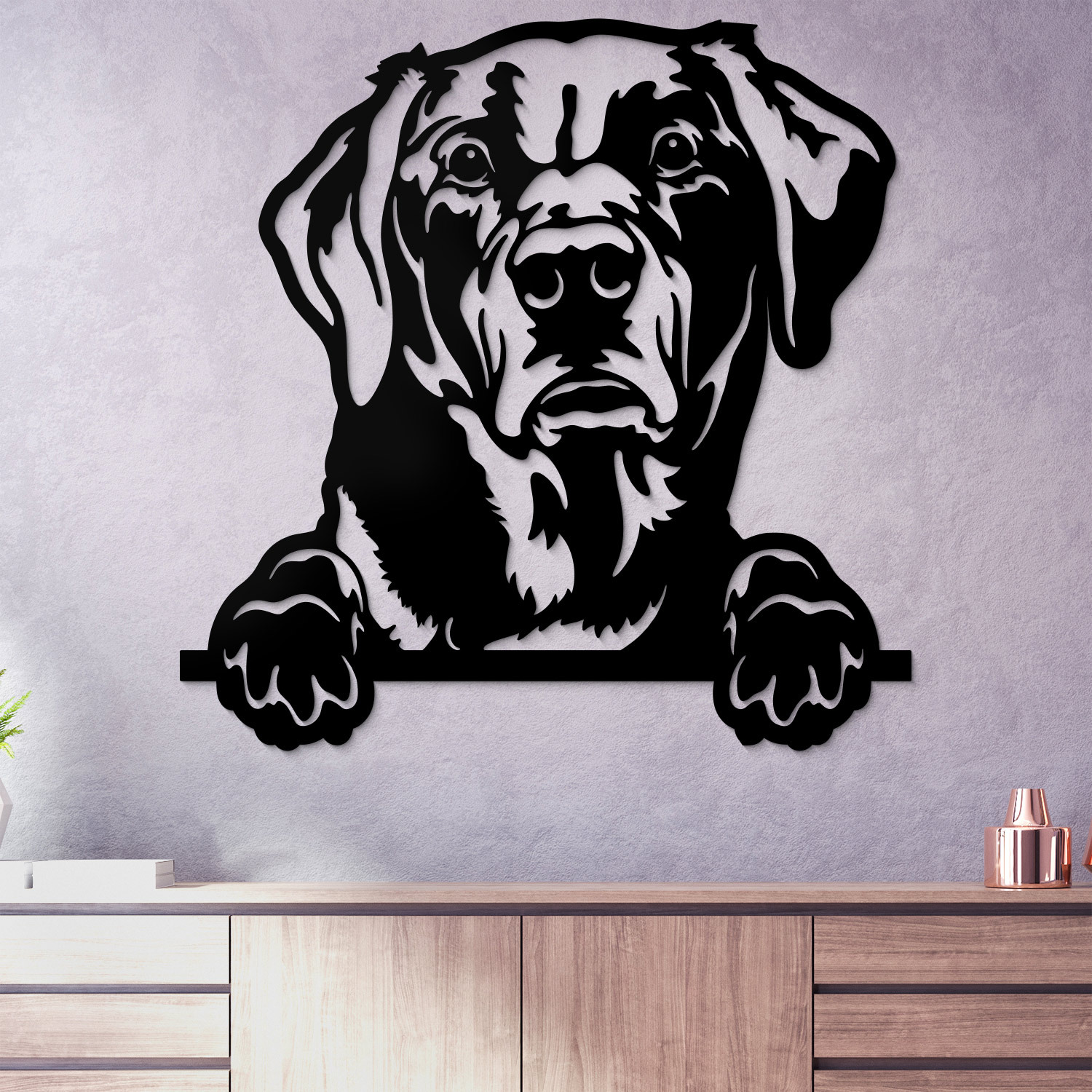 Drevený 3D obraz - Labrador