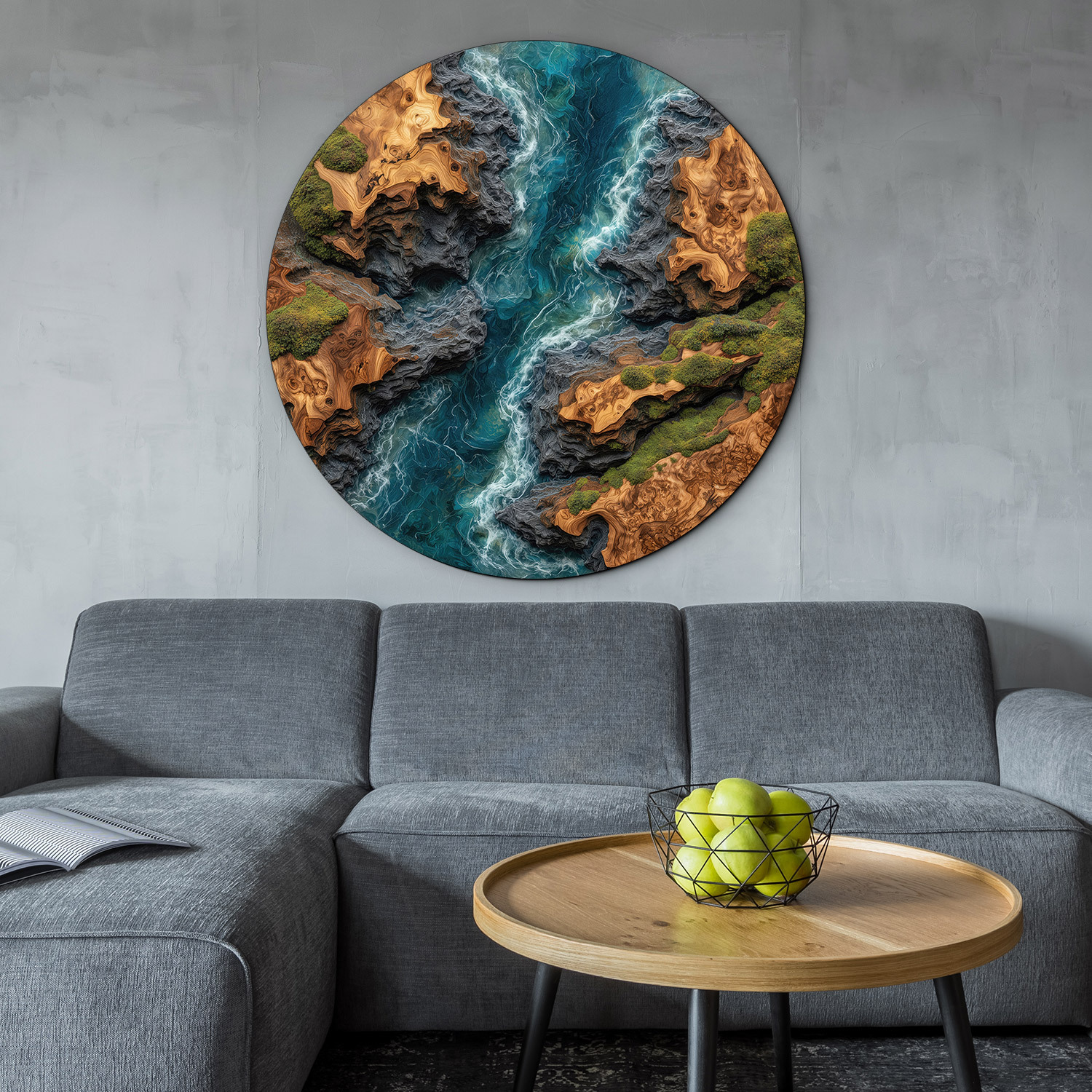 Luxusný obraz - Imitácia epoxidu - Element vody