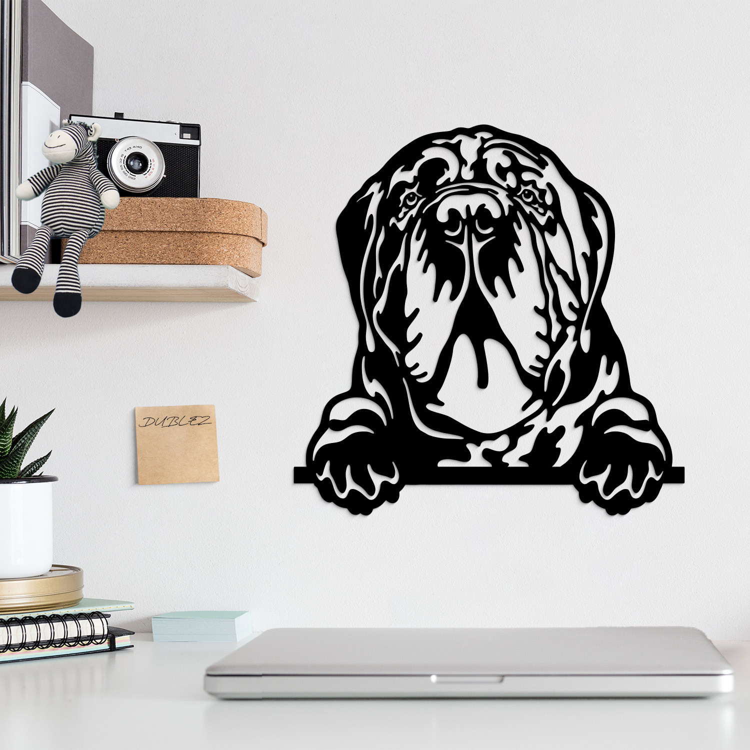 3D drevený obraz - Mastiff