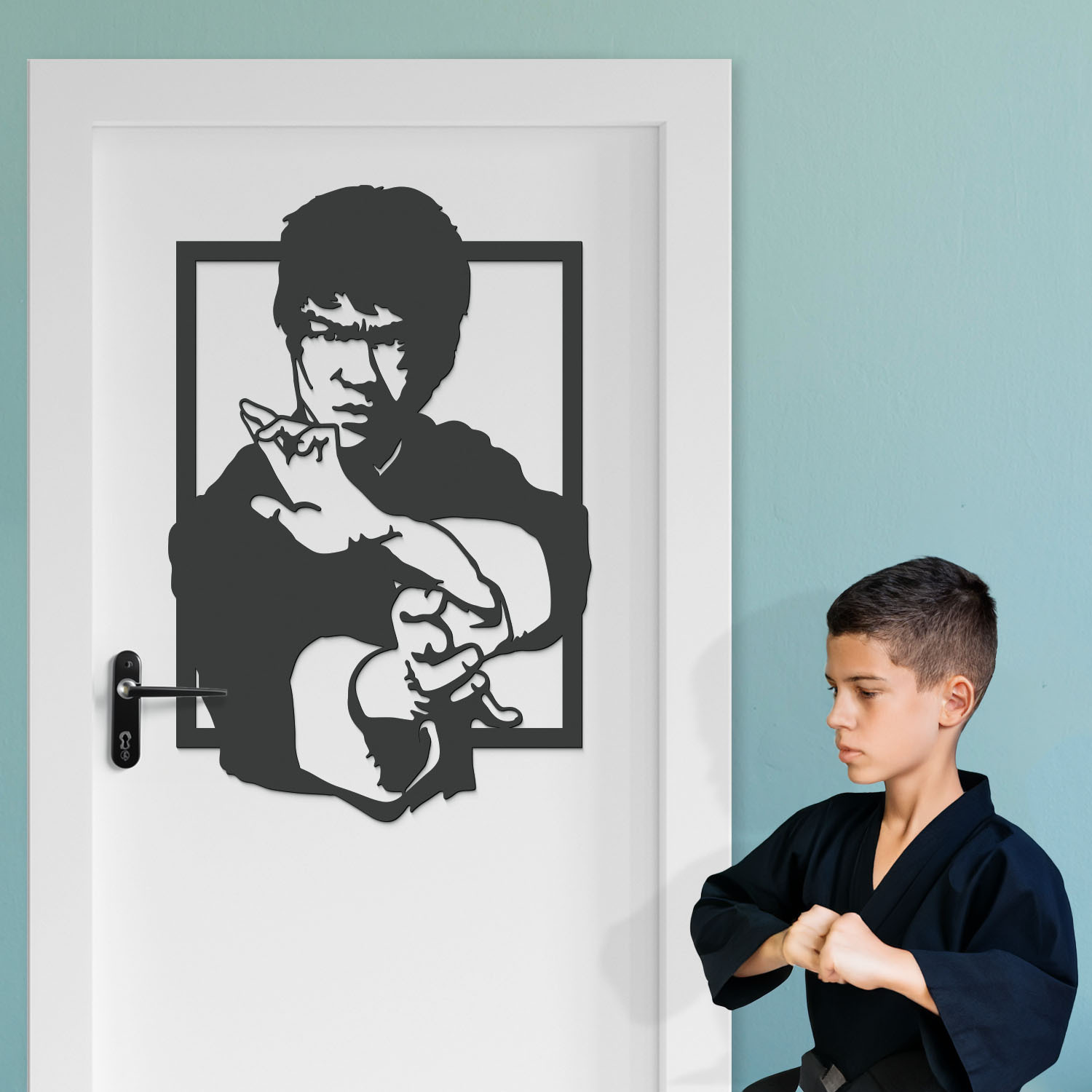 Dřevěný obraz - Bruce Lee
