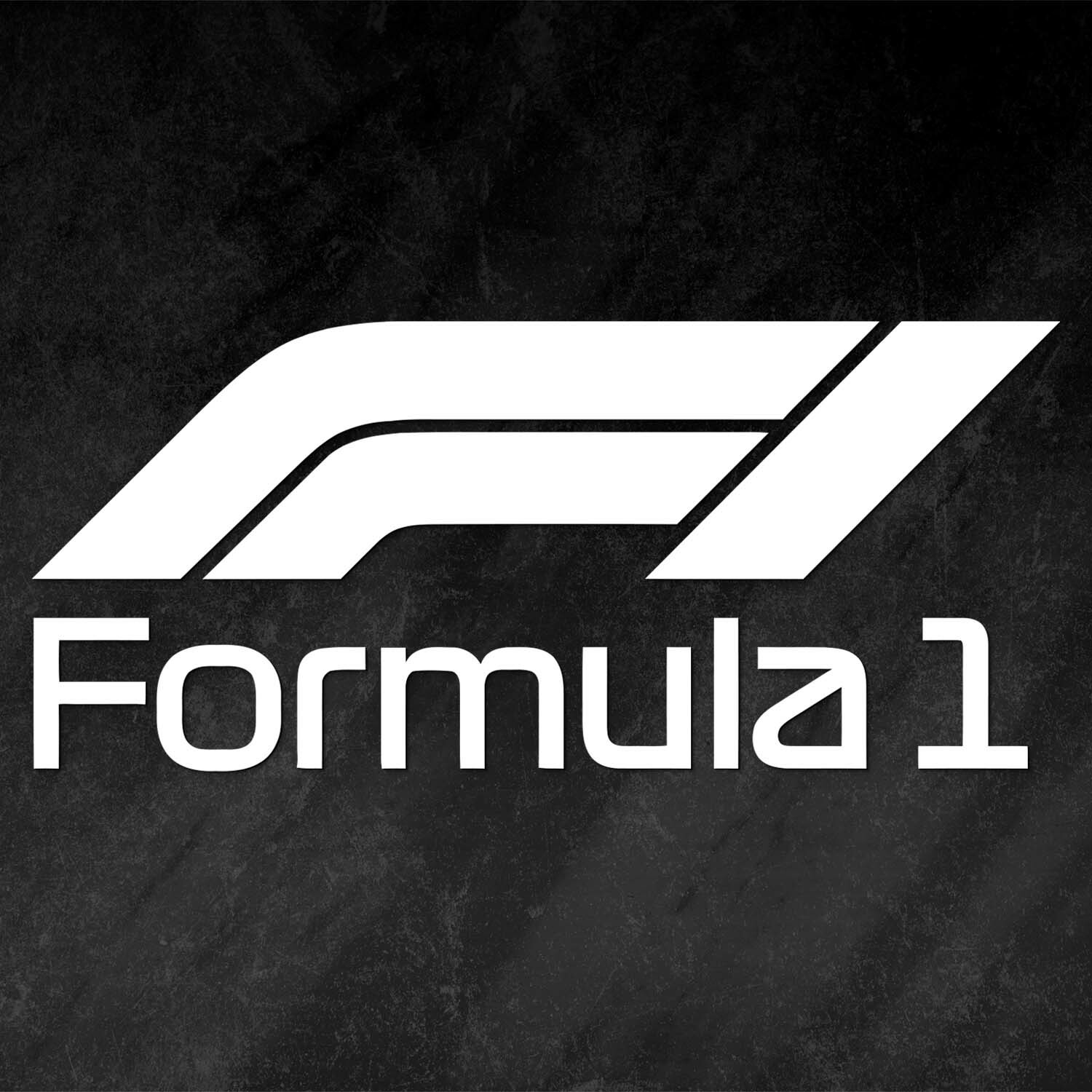 Nalepovacie logo - Formula F1, Biela