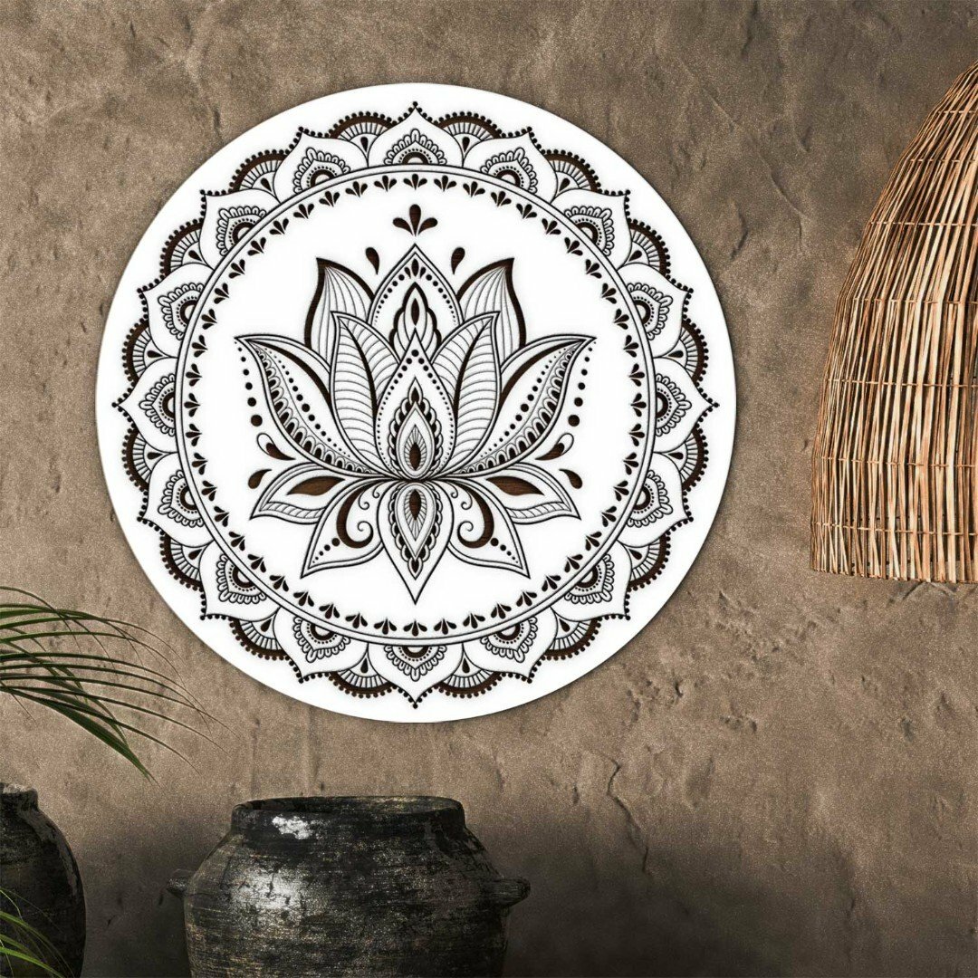 Obraz mandaly na stenu - Lotus | DUBLEZ