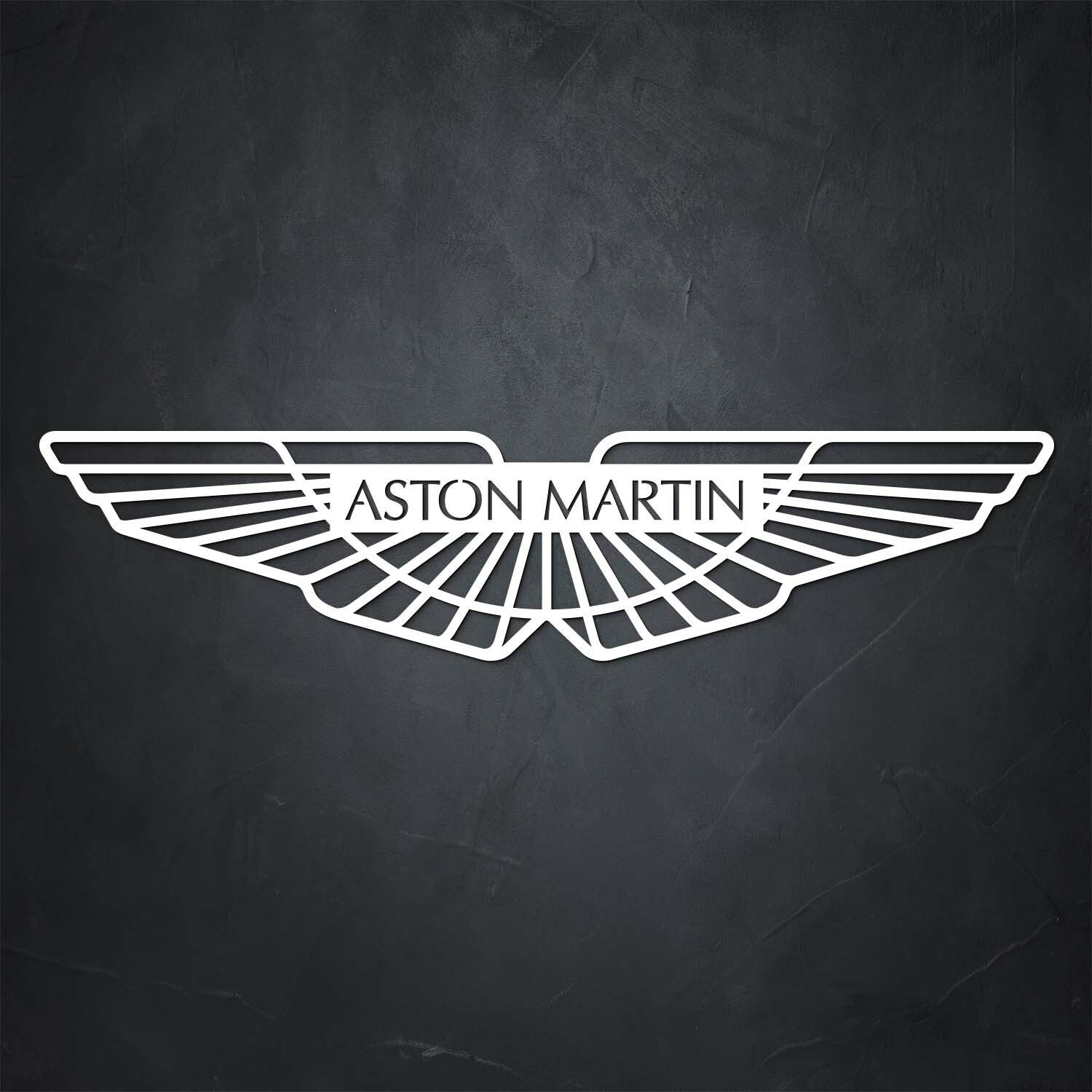Vyřezávané logo - Aston Martin