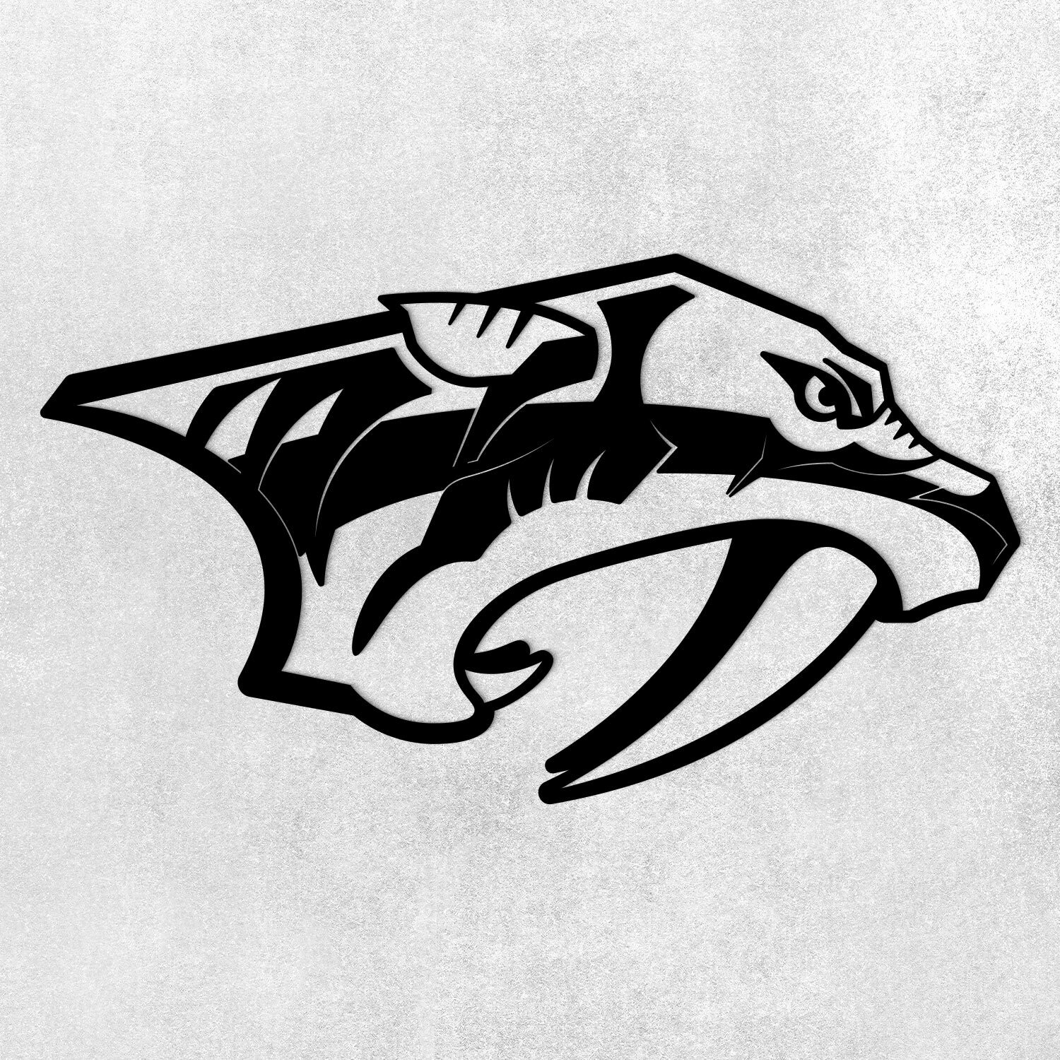 Hokejové logo NHL z dreva - Nashville Predators