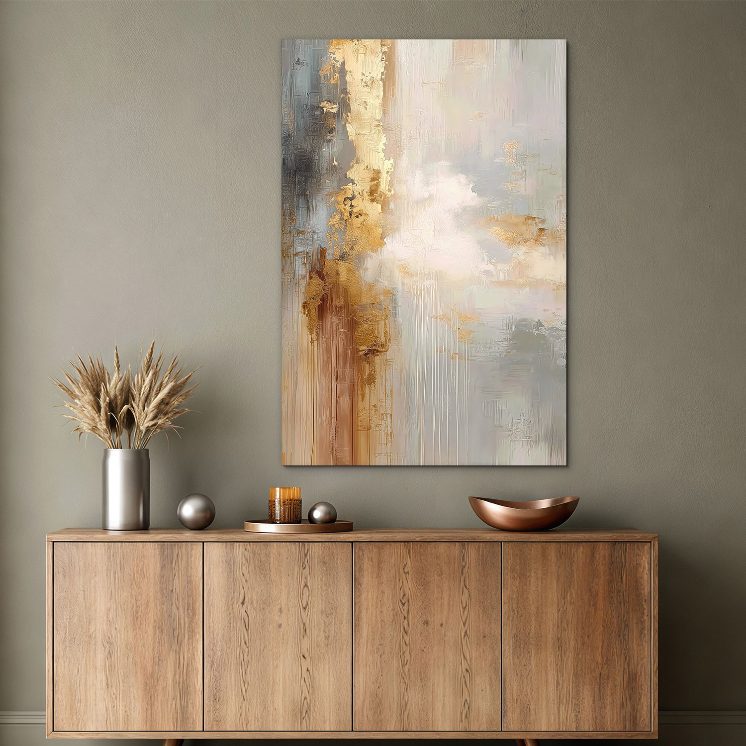 Tablou de lux - Abstracție aurie