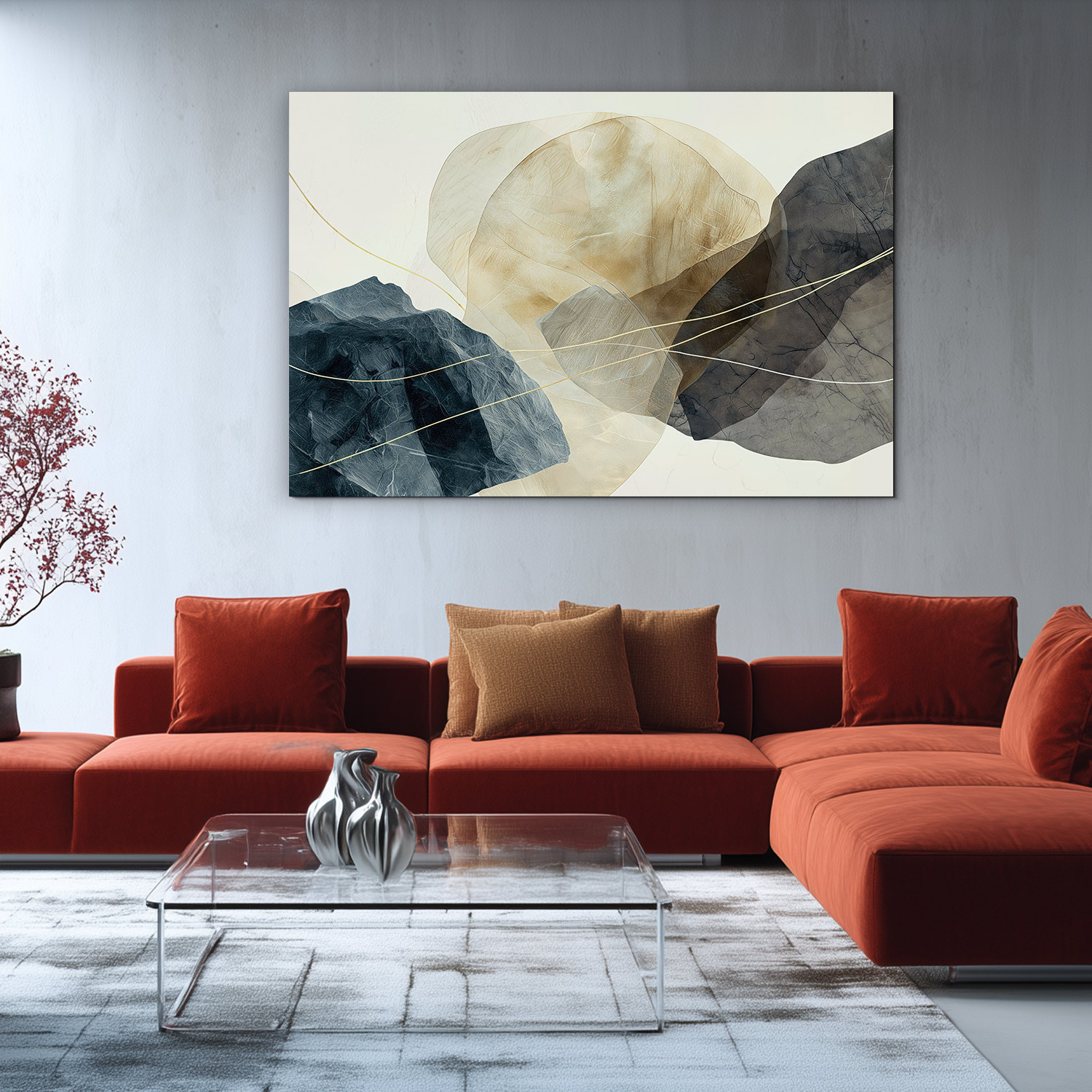 Imagine abstract - A touch of minimalism