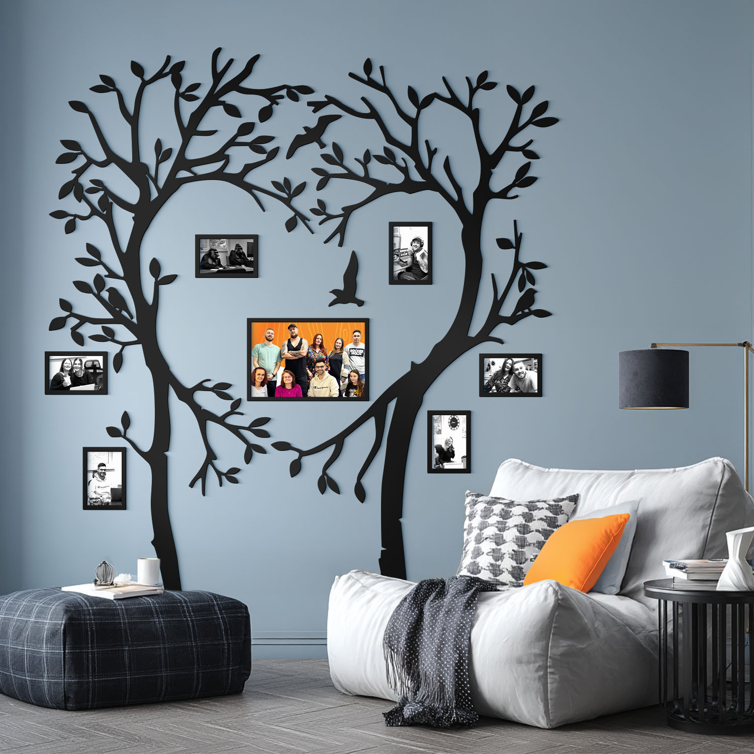 Drevený rodostrom lásky