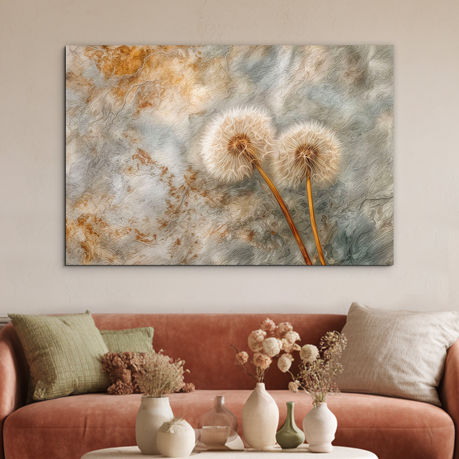 Nástenný obraz - Púpavové páperie