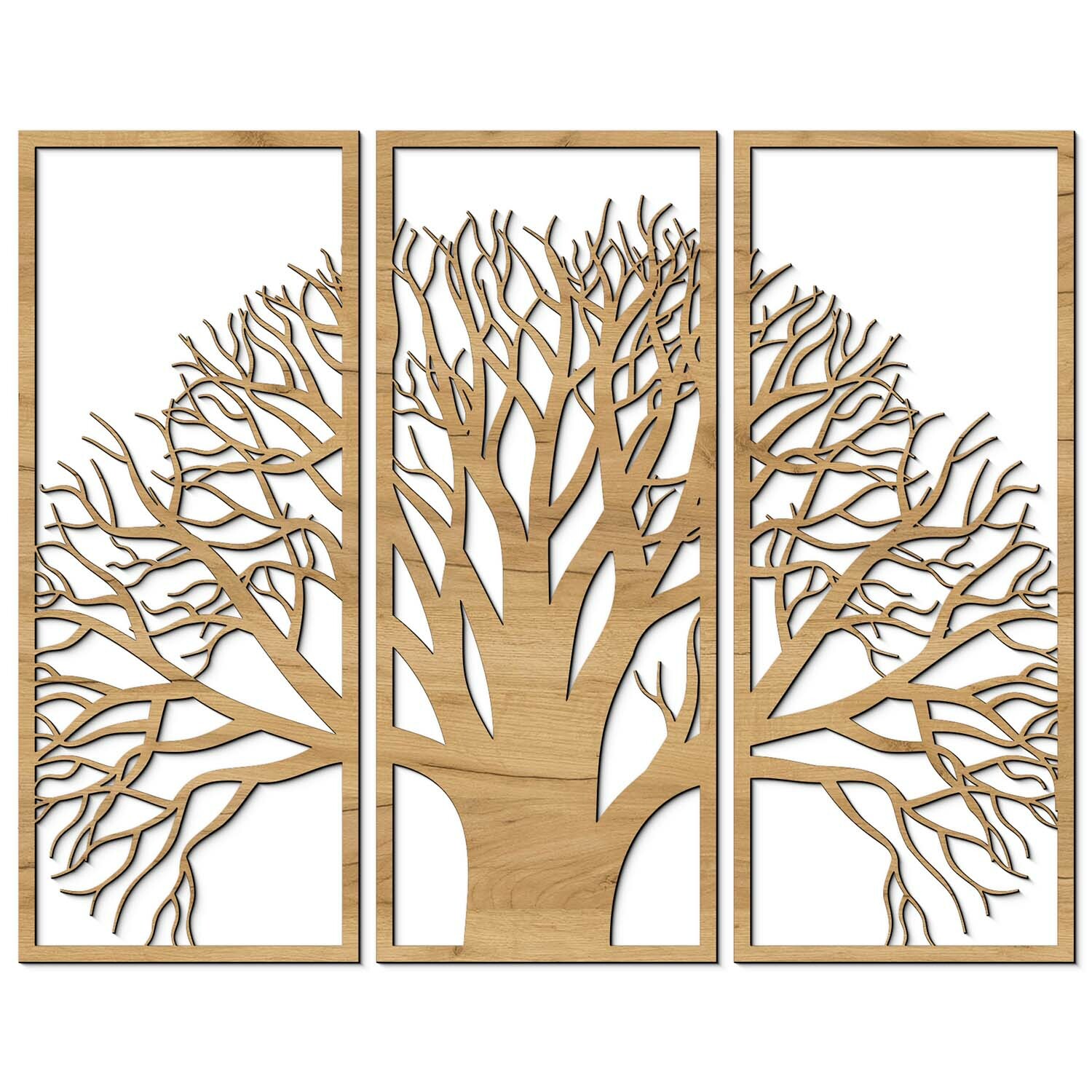 Viacdielny obraz na stenu - Strom z dreva, Dub zlatý