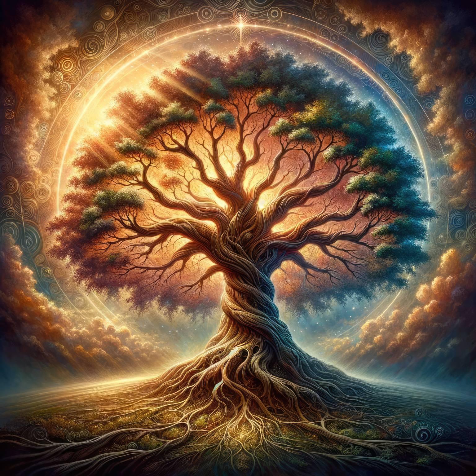 Strom života - ilustrácia