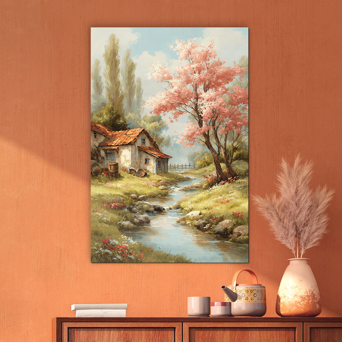 Wooden picture - Country house