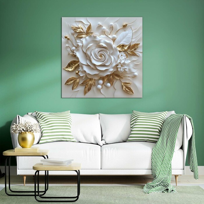 Wall Art - White Flower