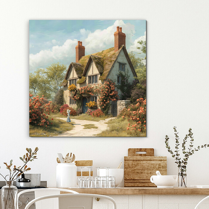 Vintage picture - House of Roses