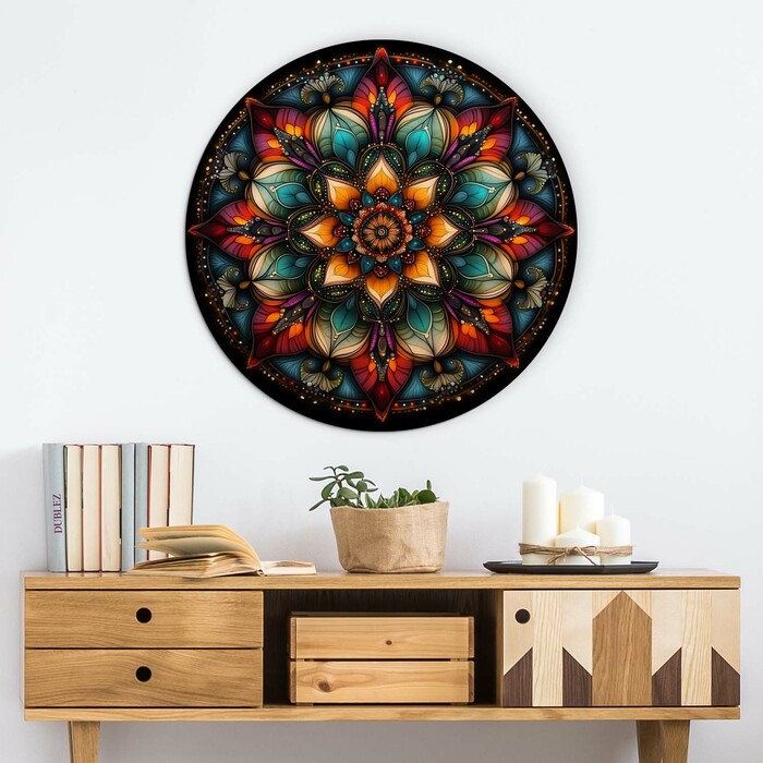 Colorful Wall Art - Mandala of Light