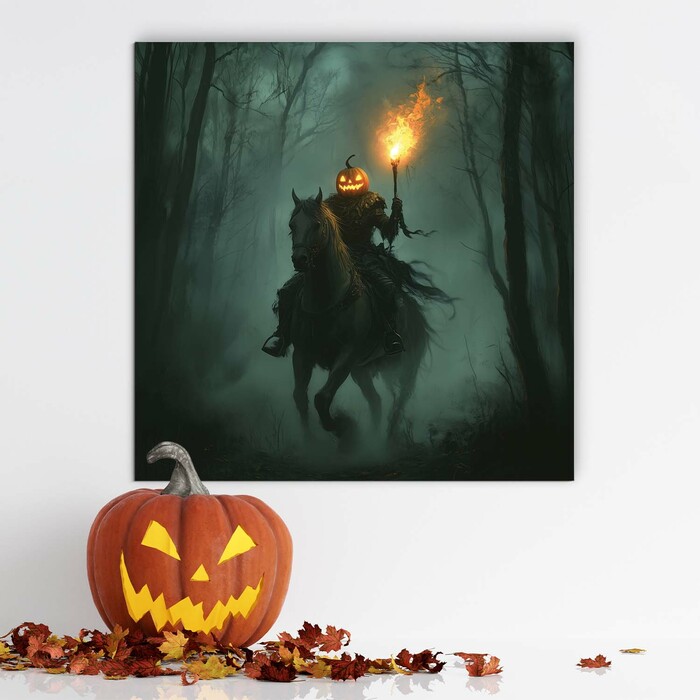 Halloween Wall Art - The Headless Horseman