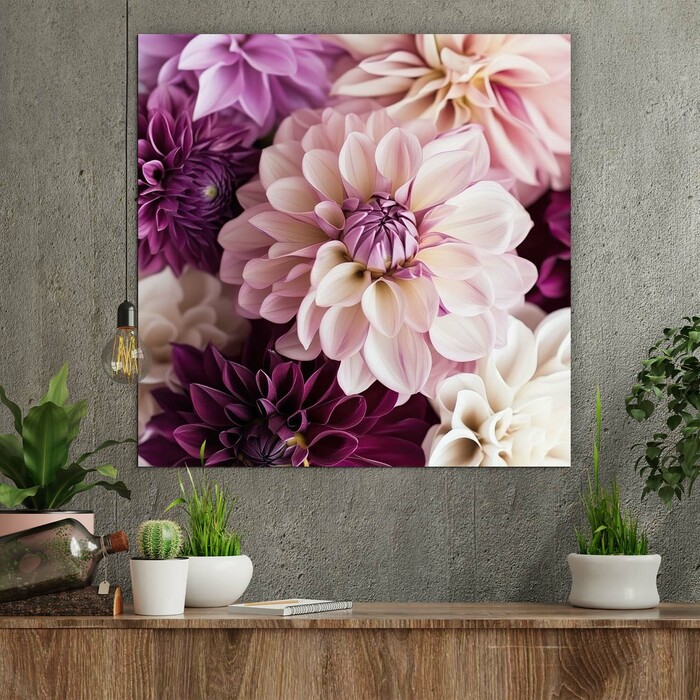 Wooden Flower Wall Art